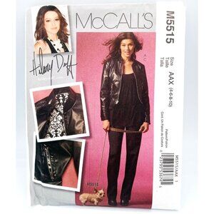 McCalls Pattern M5515 Sz 4-10 Hilary Duff Misses Lined Jacket and Pants Uncut